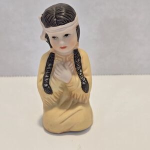 Vintage House of Lloyd 1992 Native American Indian‎ Nativity Mary Ceramic